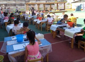 藝術月 東勝區鐵西實幼蒙氏園扎染與水墨畫活動，傳承文化，感受魅力